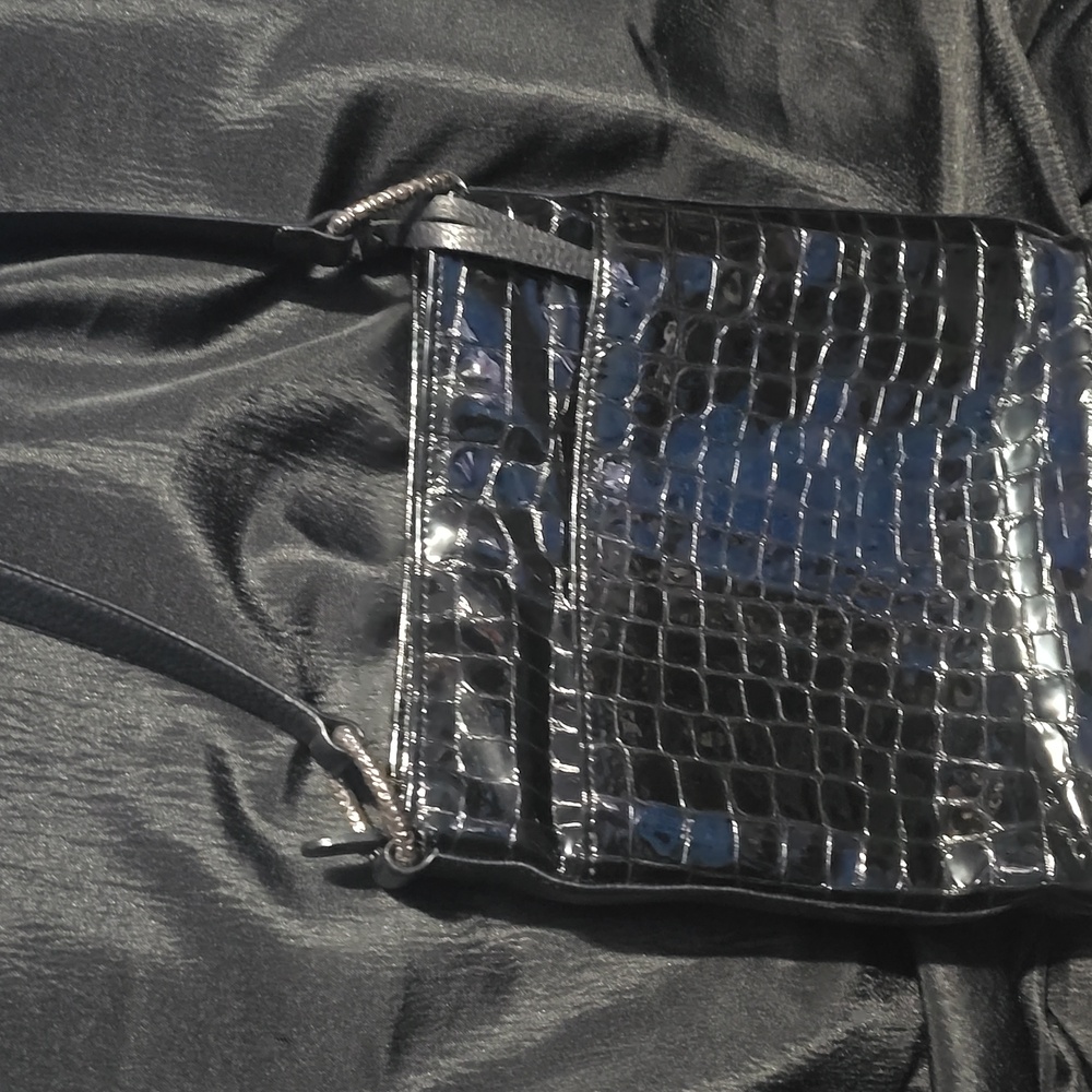 Vintage Brighton Sonny Leather Crocodile Shoulder Bag